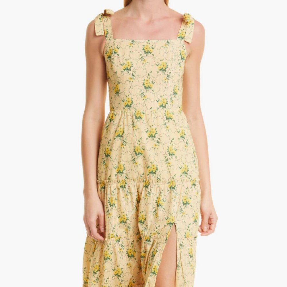 PAIGE Tamika Tiered Sundress (Butter Multi)